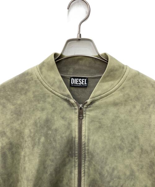 DIESEL（ディーゼル）DIESEL (ディーゼル) S-GINNET  MA-1 JACKET グリーン サイズ:Mの古着・服飾アイテム