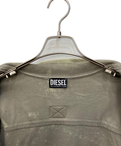 DIESEL（ディーゼル）DIESEL (ディーゼル) S-GINNET  MA-1 JACKET グリーン サイズ:Mの古着・服飾アイテム
