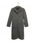 ANAYI (アナイ) スタンドカラーカシミヤコート グレー サイズ:38：8000円