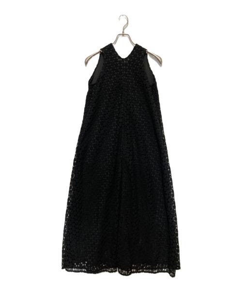 Louren（ローレン）louren (ローレン) geometry lace dress ジオメトリー・レース・ドレス ブラック サイズ:FREEの古着・服飾アイテム