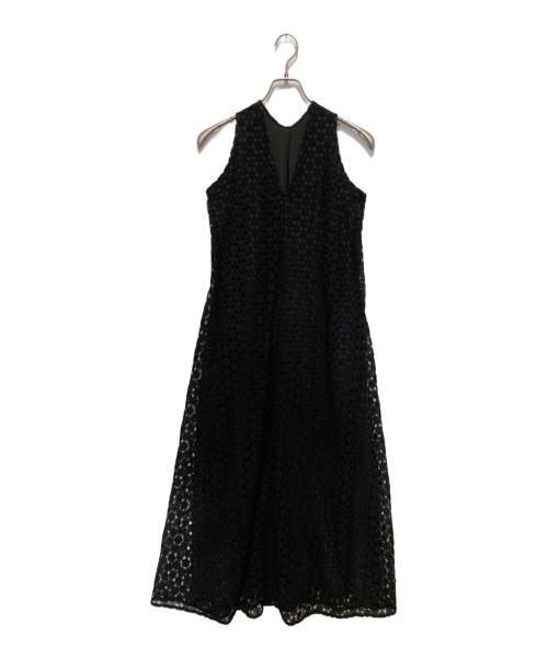 Louren（ローレン）louren (ローレン) geometry lace dress ジオメトリー・レース・ドレス ブラック サイズ:FREEの古着・服飾アイテム