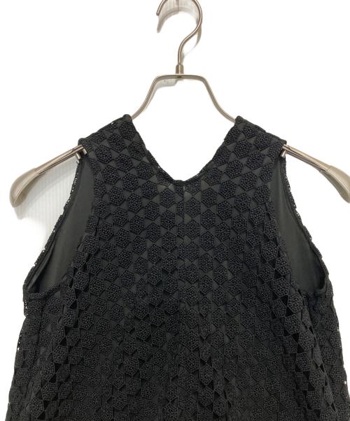 Louren（ローレン）louren (ローレン) geometry lace dress ジオメトリー・レース・ドレス ブラック サイズ:FREEの古着・服飾アイテム