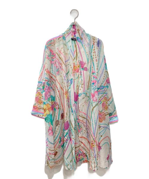 LEONARD（レオナール）LEONARD (レオナール) シルクトッパーコート マルチカラー サイズ:SIZE 9の古着・服飾アイテム