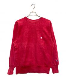 Champion（チャンピオン）の古着「リバースウィーブスウェット」｜レッド