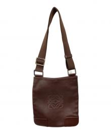 LOEWE（ロエベ）の古着「アナグラムレザーショルダーバッグ」｜ブラウン