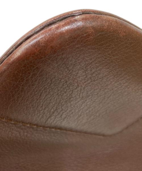 LOEWE（ロエベ）LOEWE (ロエベ) アナグラムレザーショルダーバッグ ブラウンの古着・服飾アイテム