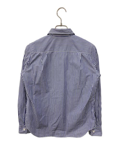 PLAY COMME des GARCONS（プレイコムデギャルソン）PLAY COMME des GARCONS (プレイコムデギャルソン) シャツ ホワイト×ネイビー サイズ:Sの古着・服飾アイテム