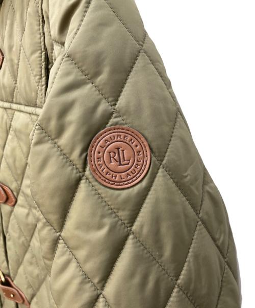 LAUREN RALPH LAUREN（ローレンラルフローレン）LAUREN RALPH LAUREN (ローレンラルフローレン) キルティングコート オリーブ サイズ:XSの古着・服飾アイテム
