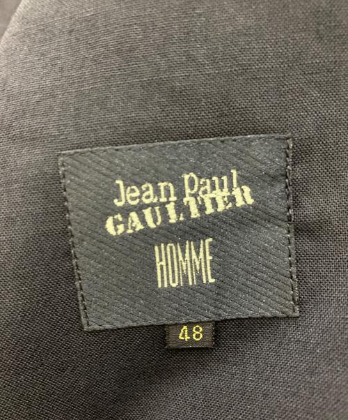 Jean Paul Gaultier homme（ジャンポールゴルチェオム）Jean Paul GAULTIER HOMME (ジャンポールゴルチェオム) リネンセットアップ ブラック サイズ:48の古着・服飾アイテム