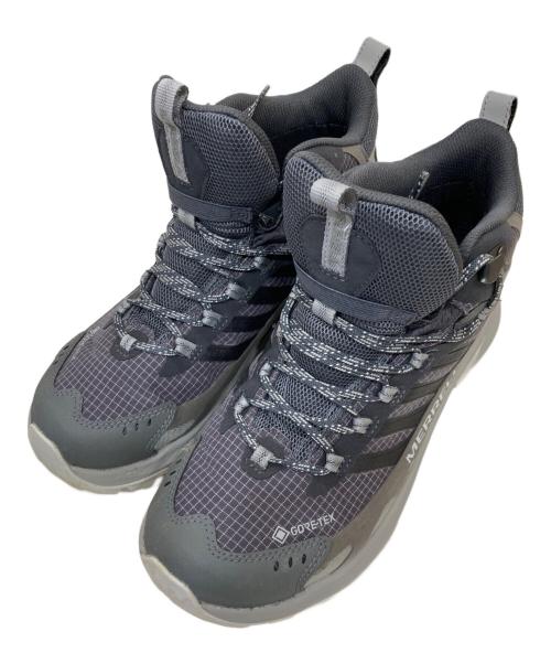 MERRELL（メレル）MERRELL (メレル) モアブスピード2ミッドゴアテックス ASPHALT グレー サイズ:26.5の古着・服飾アイテム
