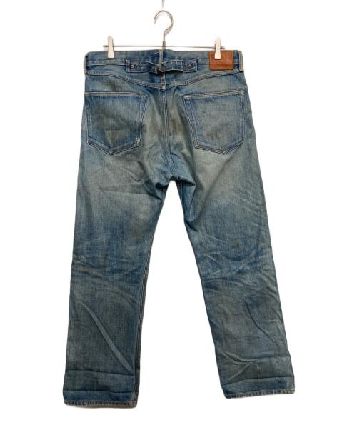 RRL（ダブルアールエル）RRL (ダブルアールエル) パッチワークデニムパンツ ブルー サイズ:SIZE W34の古着・服飾アイテム