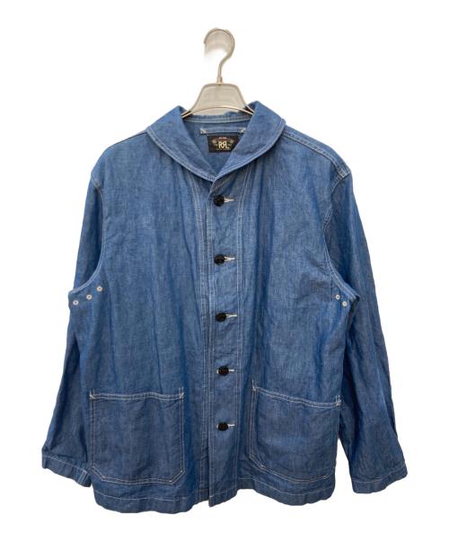 RRL（ダブルアールエル）RRL (ダブルアールエル) ショールカラージャケット インディゴ サイズ:Ｌの古着・服飾アイテム