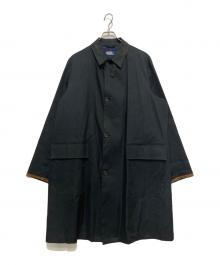 POLO RALPH LAUREN（ポロ・ラルフローレン）の古着「ステンカラーコート」｜ブラック