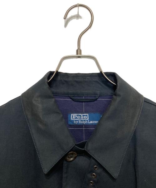 POLO RALPH LAUREN（ポロ・ラルフローレン）POLO RALPH LAUREN (ポロ・ラルフローレン) ステンカラーコート ブラック サイズ:Ⅿの古着・服飾アイテム