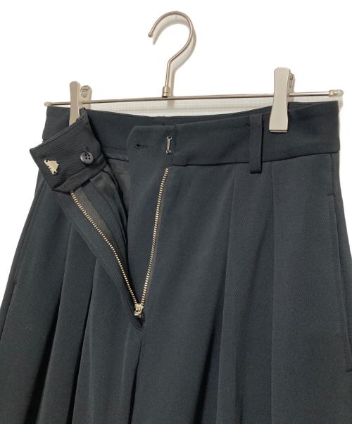 TODAYFUL（トゥデイフル）TODAYFUL (トゥデイフル) Doubletuck Twill Trousers ブラック サイズ:38の古着・服飾アイテム