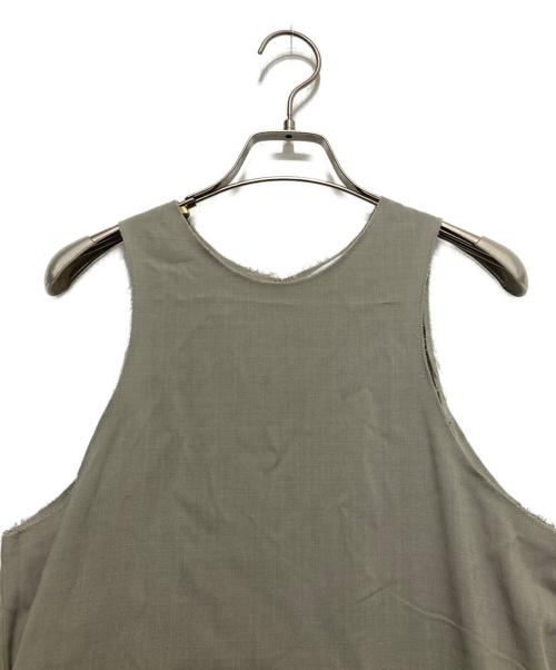 digne（ディニュ）digne (ディニュ) カットアウトデザインノースリーブワンピース グリーン サイズ:1の古着・服飾アイテム