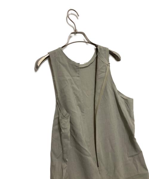 digne（ディニュ）digne (ディニュ) カットアウトデザインノースリーブワンピース グリーン サイズ:1の古着・服飾アイテム