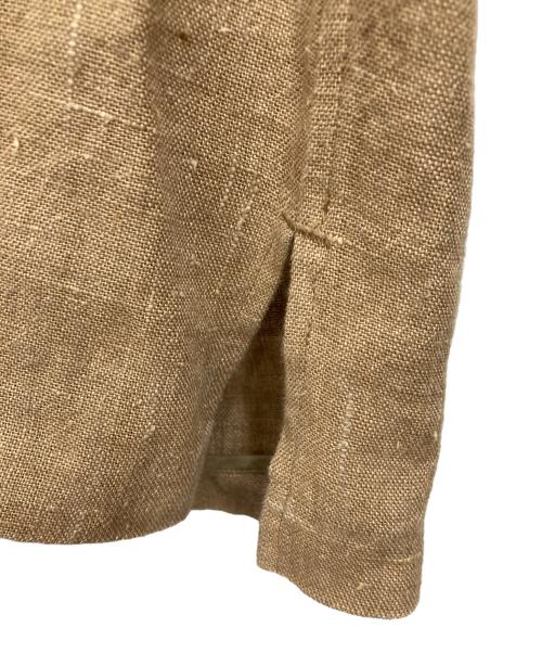 AURALEE（オーラリー）AURALEE (オーラリー) LINEN SILK SUMEER TWEED SHIRT ブラウンの古着・服飾アイテム