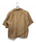 AURALEE (オーラリー) LINEN SILK SUMEER TWEED SHIRT ブラウン：9000円