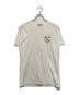 MAISON KITSUNE（メゾンキツネ）の古着「TEE-SHIRT BIG PASTEL FOX HEAD PATCH」｜ホワイト