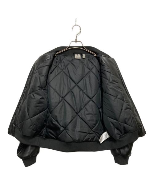 adidas（アディダス）adidas (アディダス) SST プレザー ルーズパデッドジャケット ブラック サイズ:2XLの古着・服飾アイテム