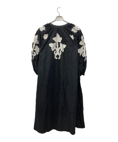 freada（フリーダ）Freada (フリーダ) デザインワンピース ブラック サイズ:FREEの古着・服飾アイテム