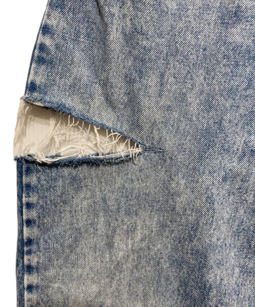 Maison Margiela 1（メゾンマルジェラ 1）Maison Margiela 1 (メゾンマルジェラ 1) スラッシュディテールデニムパンツ インディゴ サイズ:SIZE 40の古着・服飾アイテム