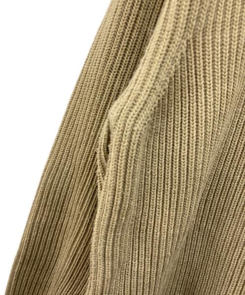 AURALEE（オーラリー）AURALEE (オーラリー) SUPERFINE WOOL RIB KNIT P/O ベージュ サイズ:3の古着・服飾アイテム