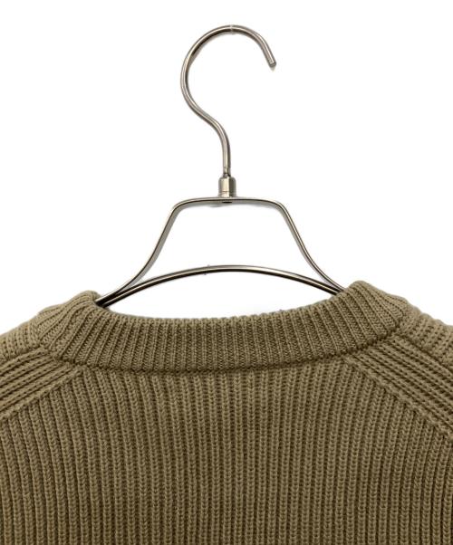 AURALEE（オーラリー）AURALEE (オーラリー) SUPERFINE WOOL RIB KNIT P/O ベージュ サイズ:3の古着・服飾アイテム