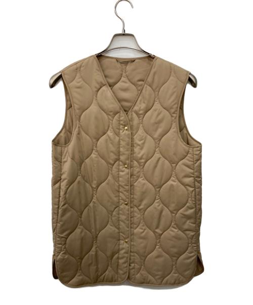 23区（ニジュウサンク）23区 (ニジュウサンク) 中綿ベストライナー付き マルチウェイアウター ベージュ サイズ:30（P3）の古着・服飾アイテム