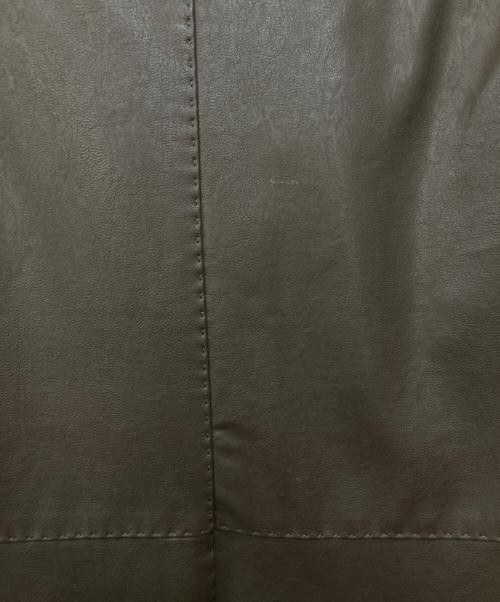 IENA（イエナ）IENA (イエナ) レザーライクトラペーズスカート ブラウン サイズ:Ｓの古着・服飾アイテム