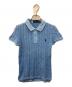 POLO RALPH LAUREN（ポロ・ラルフローレン）の古着「ニットポロシャツ」｜ブルー