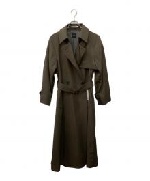 Spick and Span（スピックアンドスパン）の古着「ウールギャバジントレンチコート」｜オリーブ