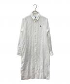 POLO RALPH LAURENポロ・ラルフローレン）の古着「リネンシャツワンピース」｜ホワイト