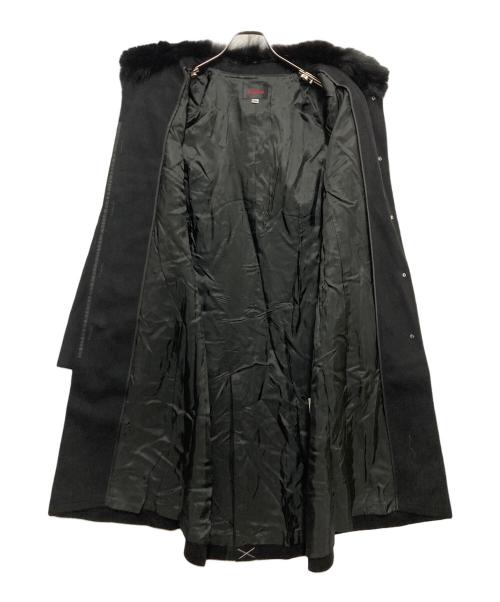 ONEIROS（ONEIROS）ONEIROS (ONEIROS) ブルーフォックスファーカシミヤコート ブラック サイズ:11AR 未使用品の古着・服飾アイテム