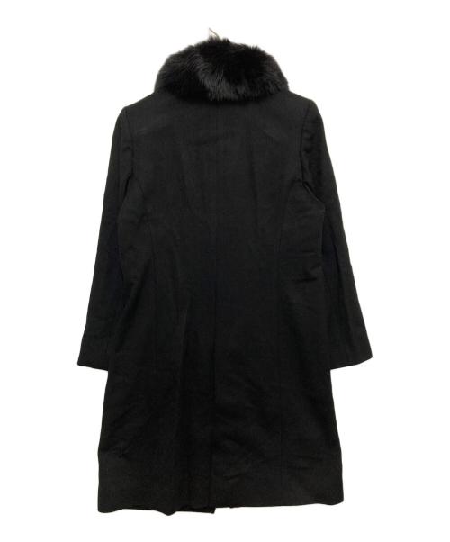 ONEIROS（ONEIROS）ONEIROS (ONEIROS) ブルーフォックスファーカシミヤコート ブラック サイズ:11AR 未使用品の古着・服飾アイテム