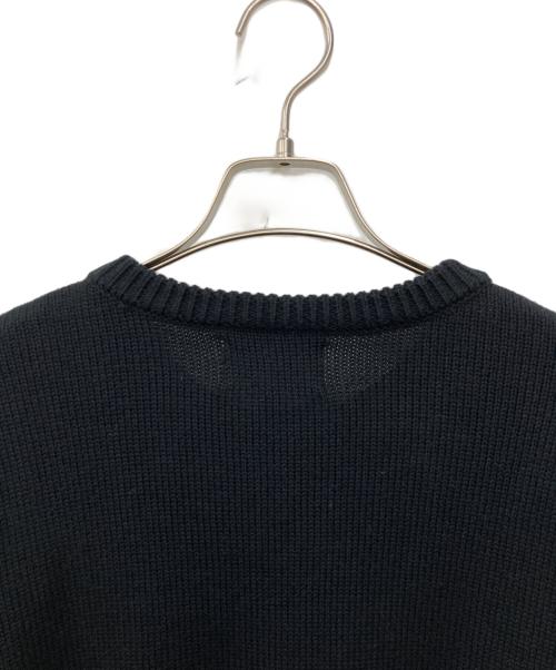 stussy（ステューシー）stussy (ステューシー) Curly S Sweater ブラック サイズ:Sの古着・服飾アイテム