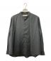the tokyo（ザトーキョー）の古着「Reda Active Washable Wool Band Collar L/S Shirt」｜ブラック