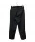 THE RERACS (ザ リラクス) TWILL S+S EASY SLACKS ブラック サイズ:44：11000円