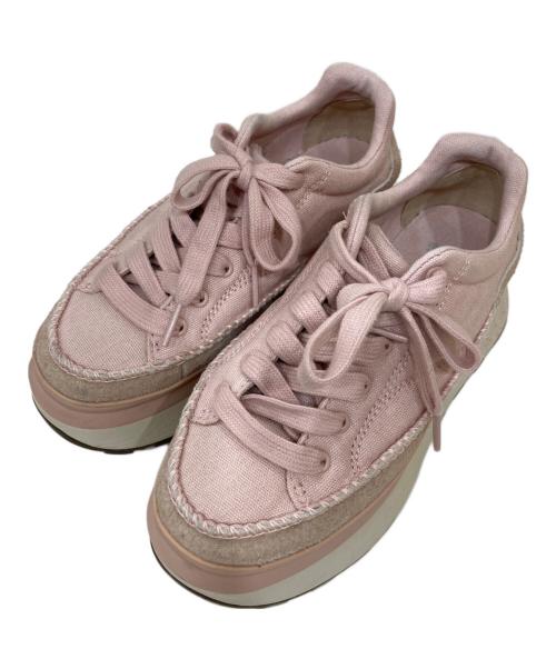 UGG（アグ）UGG (アグ) MARIN LACE ベージュ サイズ:23.5の古着・服飾アイテム