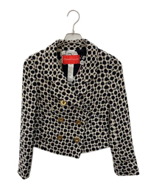 Christian Lacroix（クリスチャン ラクロワ）Christian Lacroix (クリスチャン ラクロワ) ダブルジャケット ブラック サイズ:SIZE 36の古着・服飾アイテム