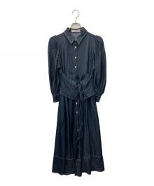 HER LIP TO（ハーリップトゥ）の古着「Loulou Corset Long Dress」｜インディゴ