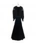 Her lip to（ハーリップトゥ）の古着「Shoulder Lace Knit Dress」｜ブラック