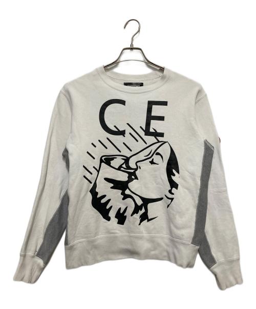 C.E（シーイー）C.E (シーイー) PRE COG CREW NECK ホワイト サイズ:Sの古着・服飾アイテム
