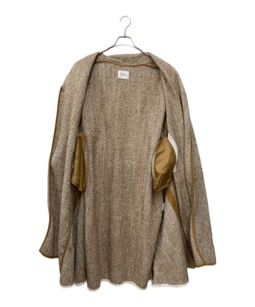 Ameri（アメリ）AMERI (アメリ) OVER 2WAY HERRING BONE COAT ベージュ サイズ:FREE 未使用品の古着・服飾アイテム
