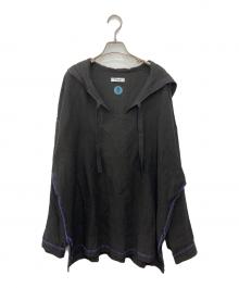 cycle（サイクル）の古着「コズミックリネンフーディー」｜ブラック