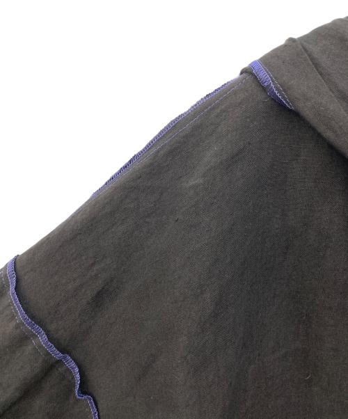 cycle（サイクル）cycle (サイクル) コズミックリネンフーディー ブラック サイズ:Freeの古着・服飾アイテム