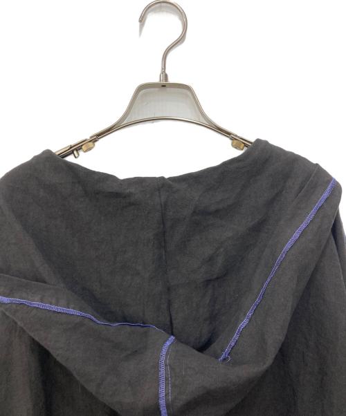 cycle（サイクル）cycle (サイクル) コズミックリネンフーディー ブラック サイズ:Freeの古着・服飾アイテム