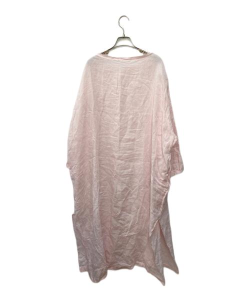 journal standard luxe（ジャーナルスタンダード ラックス）JOURNAL STANDARD LUXE (ジャーナルスタンダード ラックス) エアリネン Plain-DRESS ピンク サイズ:FREEの古着・服飾アイテム