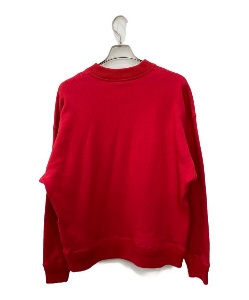 UNION LAUNCH（ユニオンランチ）UNION LAUNCH (ユニオンランチ) Botanical Dye Sweat Pulloverスウェット レッド サイズ:Ｌ 未使用品の古着・服飾アイテム